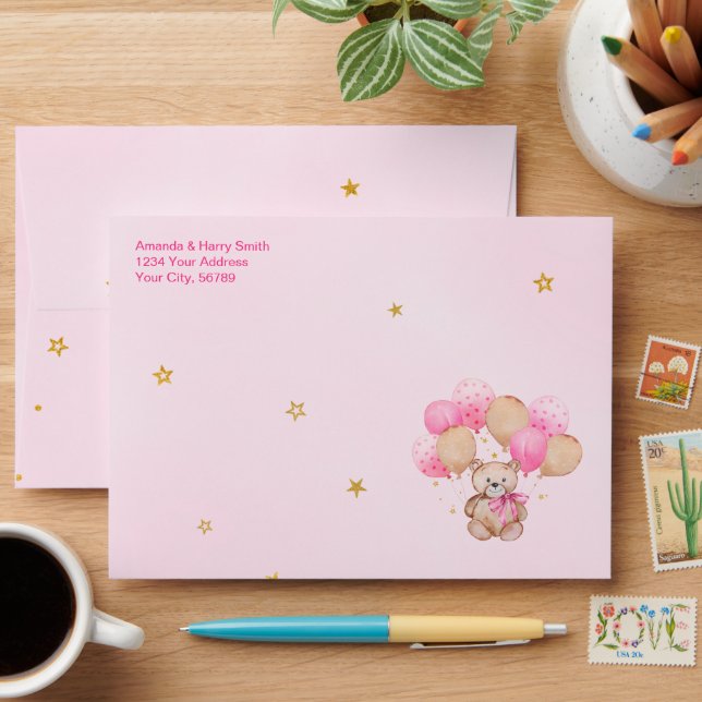 Teddy Bear Envelope (Desk)