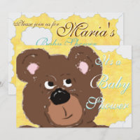 Teddy Bear Face Baby Shower