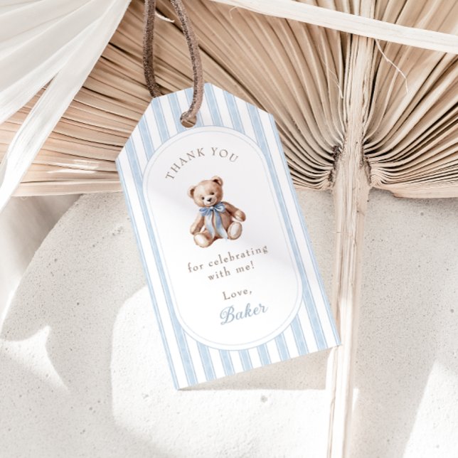 Teddy Bear Favour Tags (Creator Uploaded)