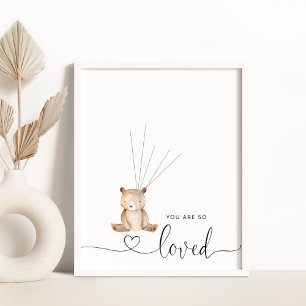 Teddy Bear Fingerprint guestbook