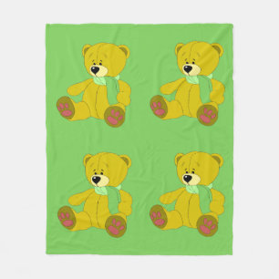 Teddy Bear Fleece Blanket