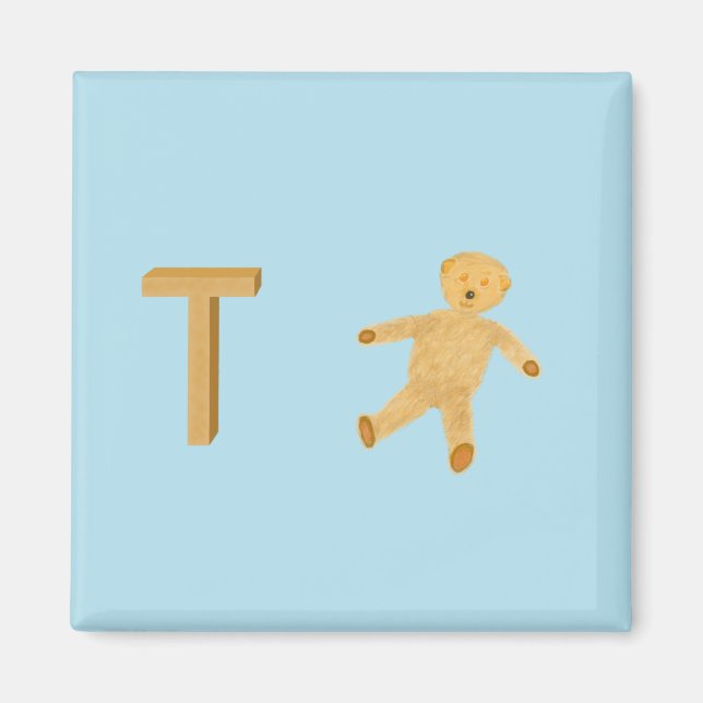 Teddy Bear Fridge Magnet (Front)