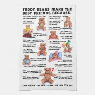 Teddy Bear Friends Towel