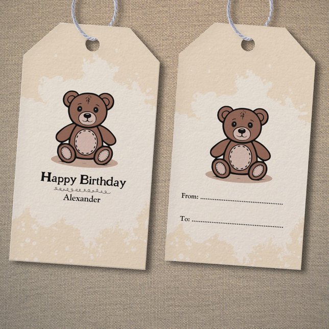 Teddy Bear Gift Tags (Teddy Bear Gift Tags)