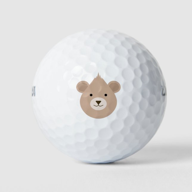 Teddy bear golf balls (Front)
