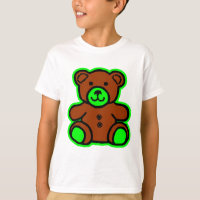 Teddy Bear Green Brown The MUSEUM Zazzle Gifts