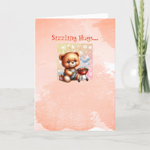 Teddy Bear Happy Birthday Greeting Card