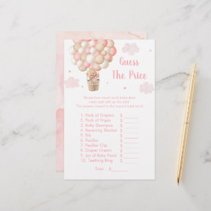 Teddy Bear Hot Air Balloon Guess The Price Game