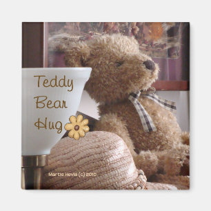 Teddy Bear Hug (1) Magnet