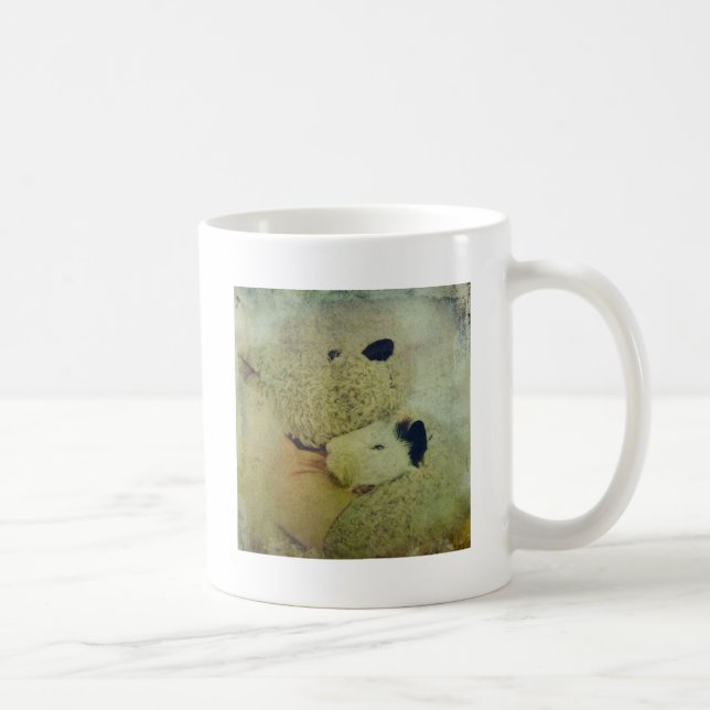 Teddy Bear Hugs A Guinea Pig Coffee Mug (Right)