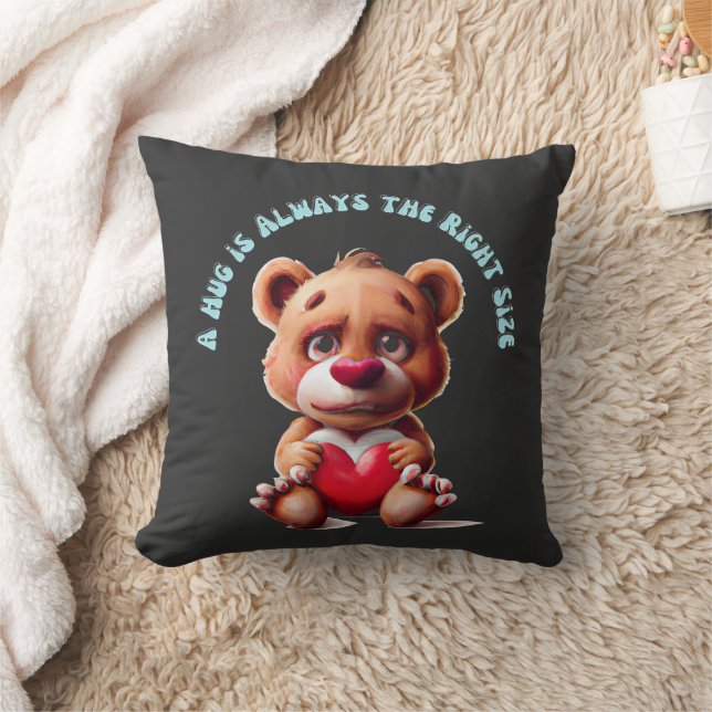 Teddy Bear Hugs  Cushion (Blanket)