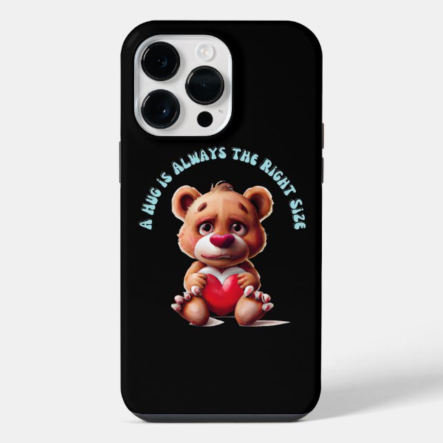  Teddy Bear Hugs iPhone Case (Back)