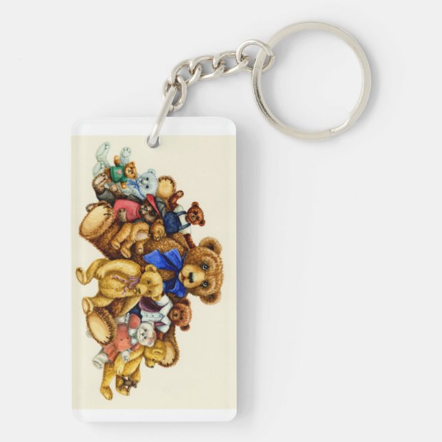 TEDDY BEAR HUGS KEYCHAIN Customise (Back)