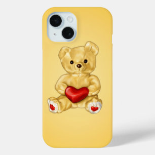 Teddy Bear Hypnotist With A Heart Cute iPhone 15 Case