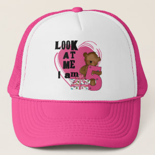 Teddy Bear I'm 5 Birthday T-shirts and Gifts Trucker Hat