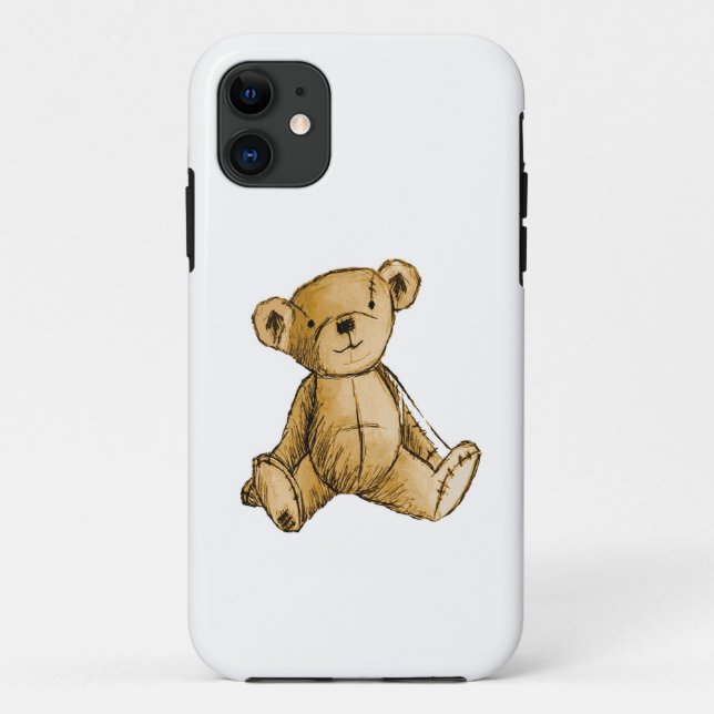 Teddy Bear image for iPhone-5-5S-Barely-There Case-Mate iPhone Case (Back)