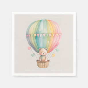 Teddy Bear in a Hot Air Balloon Napkins