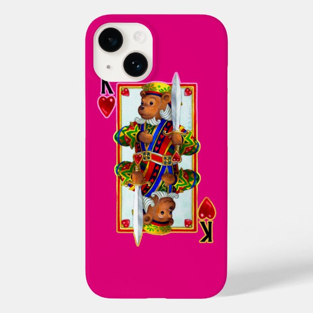 Teddy Bear King of Hearts iPhone 6 Case (Back)