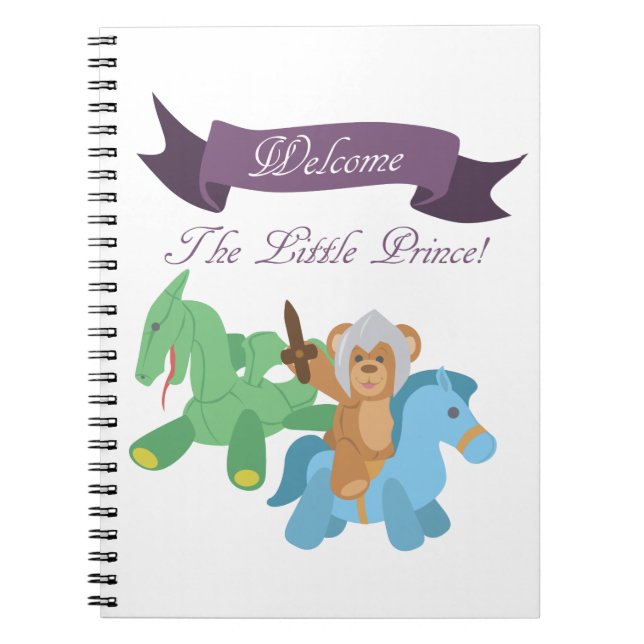 Teddy Bear Knight Notebook (Front)