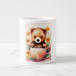 Teddy bear large coffee mug