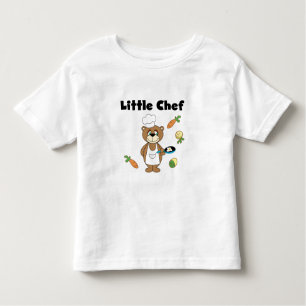 Teddy Bear Little Chef Toddler T-Shirt