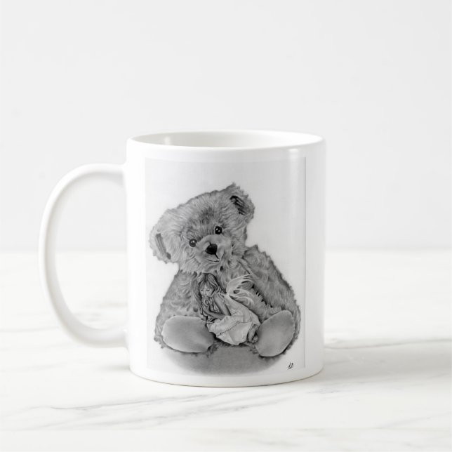 Teddy Bear Little Fairy  Mug (Left)