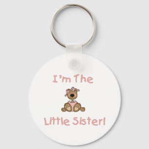 Teddy Bear Little Sister Key Ring