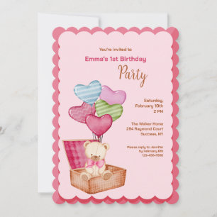 Teddy Bear Love Invitations