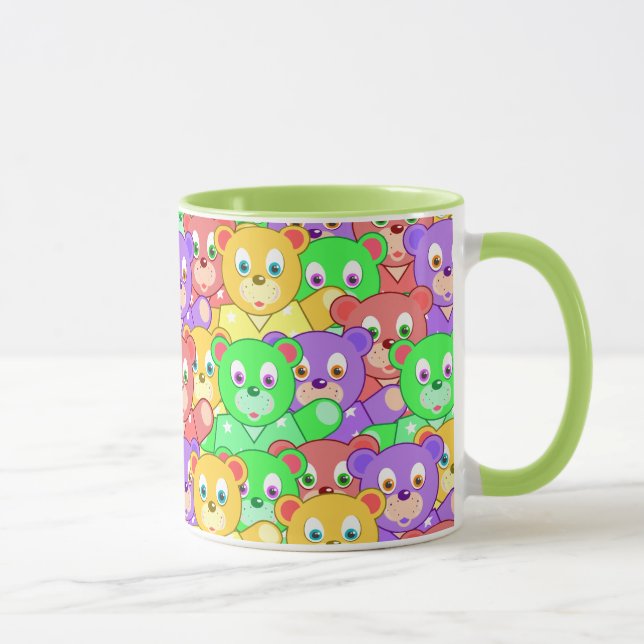 TEDDY BEAR LOVER COFFEE MUGS (Right)