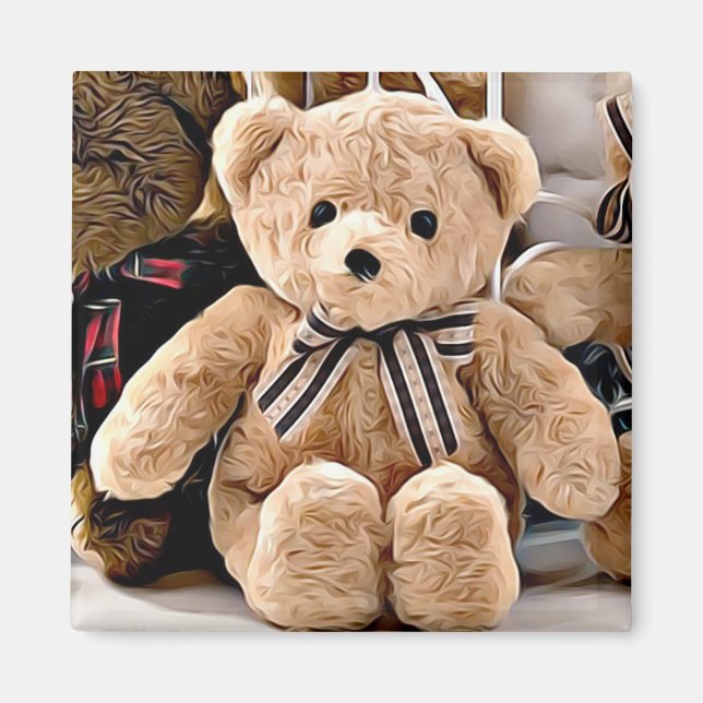 Teddy Bear Magnet (Front)