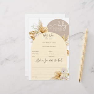 Teddy Bear Modern Boho Girl Baby Shower game