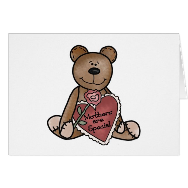 Teddy Bear Mothers Are Special T-shirts and Gifts (Front Horizontal)
