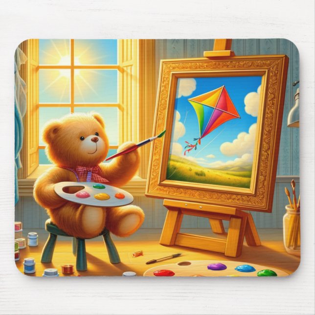Teddy Bear Mouse Pad (Front)