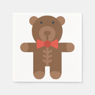 teddy bear napkin