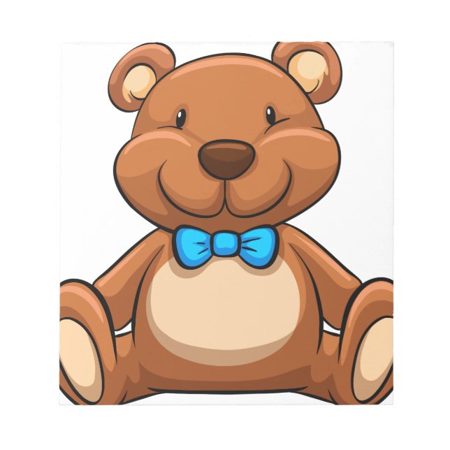 Teddy bear notepad (Front)