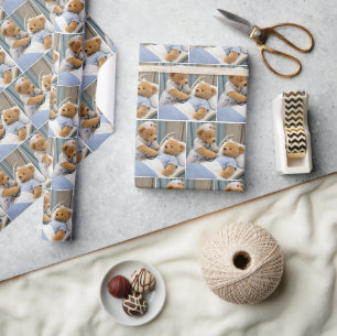 Teddy Bear Nurse with a Stethoscope  Wrapping Paper