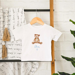 Teddy Bear Pampas Grass Baby T-Shirt