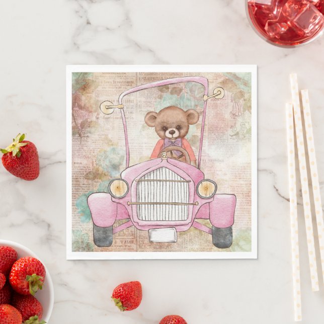 Teddy Bear Paper Napkin (Insitu)