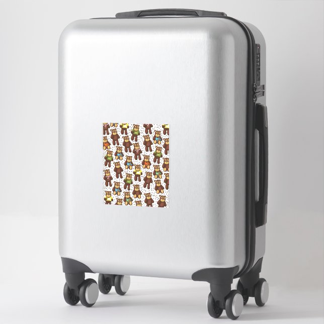Teddy Bear pattern (Suitcase)