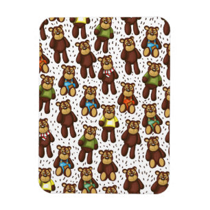 Teddy Bear pattern Magnet