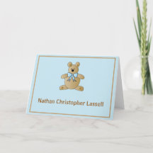 Teddy Bear Personalised Stationery