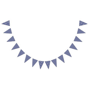 Teddy Bear Picnic Birthday -Blue Gingham Bunting