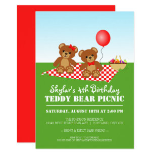 picnic birthday invitations zazzle com au