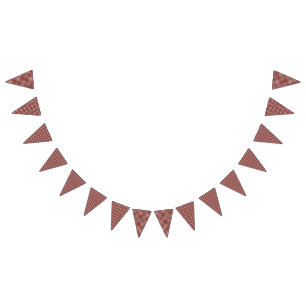 Teddy Bear Picnic Birthday Red Gingham Bunting