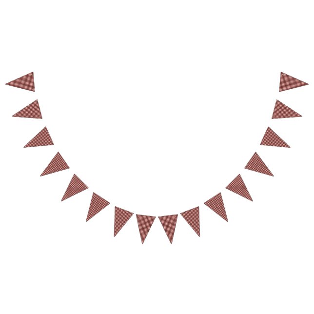 Teddy Bear Picnic Birthday Red Gingham Bunting (All)