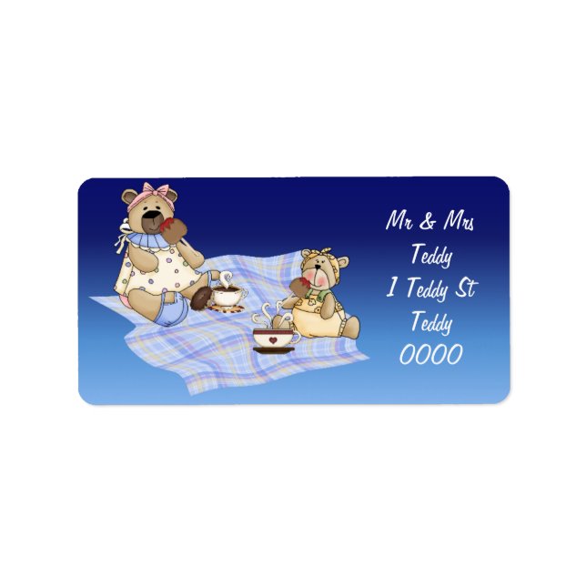 Teddy Bear Picnic Label (Front)