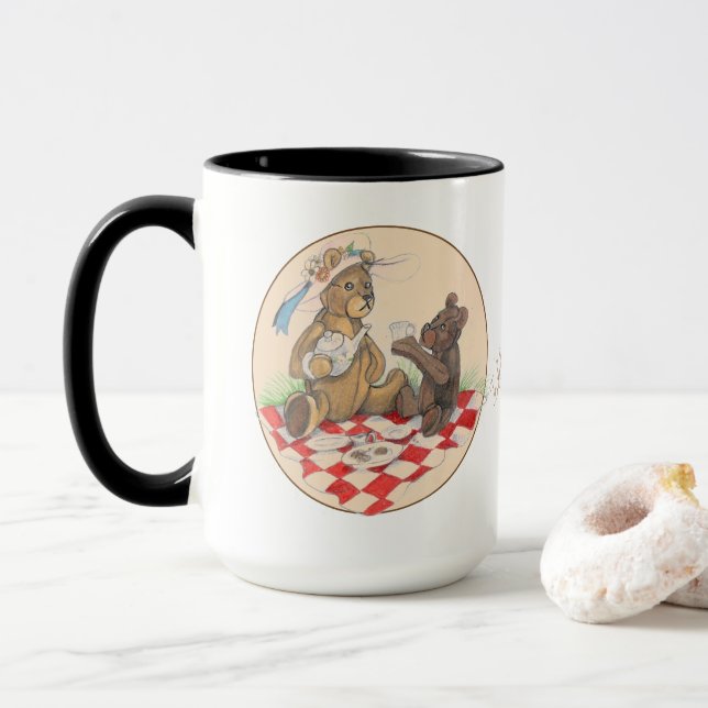 Teddy Bear Picnic Mug (With Donut)