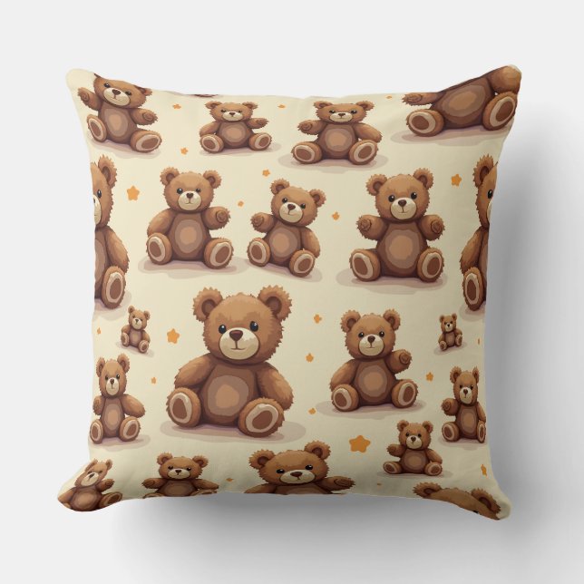  Teddy bear pillow cushion (Front)