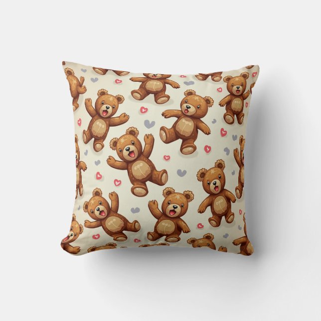 Teddy bear pillow cushion (Front)