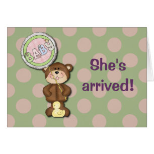 Teddy Bear Pink and Green